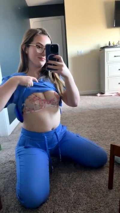 Long day at work, ready to strip down and rub one out