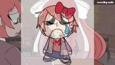 What Monika told to Sayori, but.... (Animation, and Voices by Vannamelon link 👇)