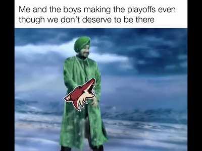 Playoff hockey is back boys!