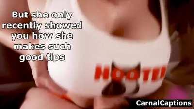 When your mom was a Hooters girl