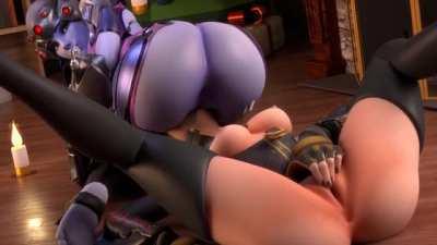 Widowmaker and Tracer (ArhoAngel) [Overwatch]