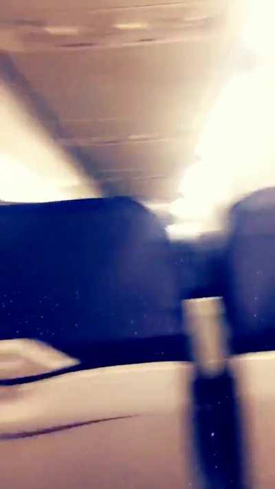 Tits Reveal on The Plane