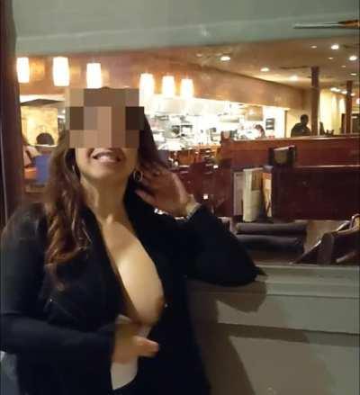 The BREAST view in the restaurant