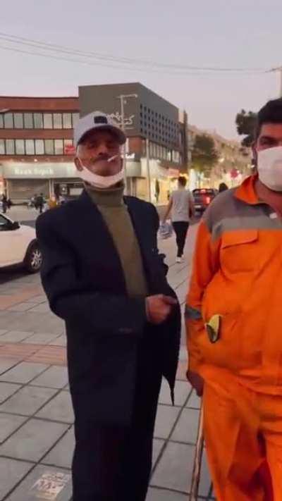 Iranian women supporting each other for breaking the mandatory hijab law