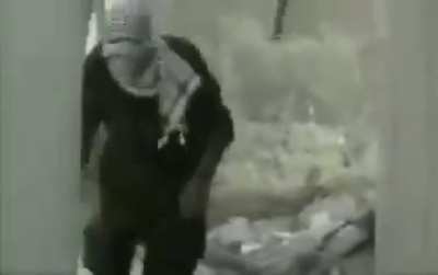 Palestinian Fighters battling IDF during the Second Intifada-Southern Gaza Strip (2003)