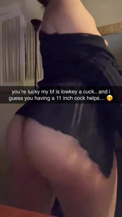 Your girlfriend is crazy about your bully's BBC