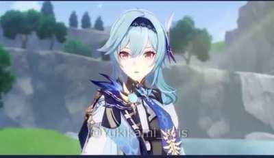 The Amber x Eula ship got a bit physical. . .