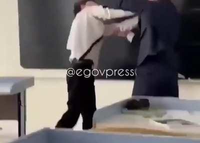 Teacher doesn’t fuck around