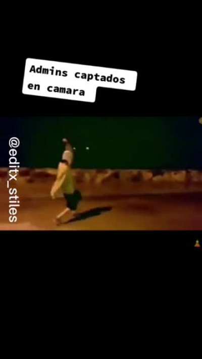 Ademiros filmados em camera