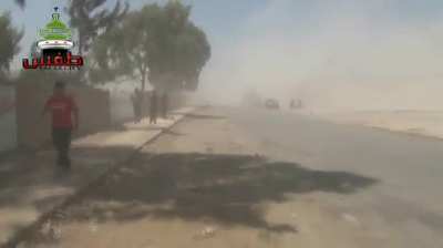 SyAAF airstrike on a gathering of FSA fighters causes casualties - Tafas - 8/2/2014