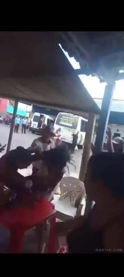 Group beats drunk woman for acting too hoeish 