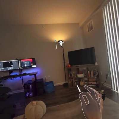 Controlling smart lights with hand tracking!