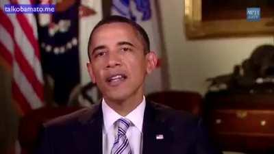 Obama has something to say