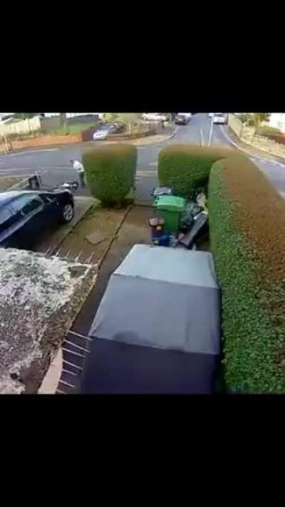 I’m gonna fly down a street on my bike at full speed! What could possibly go wrong??