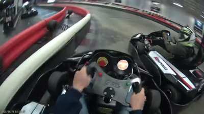 black flagged for dangerous driving.