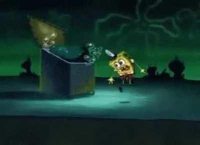 Setting up the tripod in the ghost room