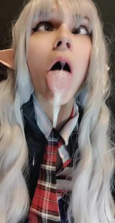 This schoolgirl wants your cock deep inside, which hole will you choose? 😈