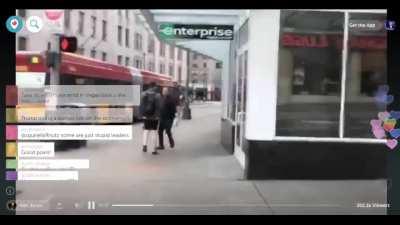 Alex Jones gets livid at passersby.