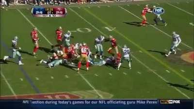 Tony Romo leads the comeback against the 49ers with two broken ribs and a punctured lung