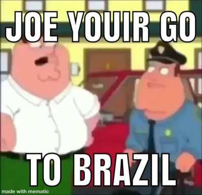 Oh no joe Swanson from fg (family guy)