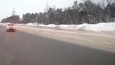 Qualified idiot in truck