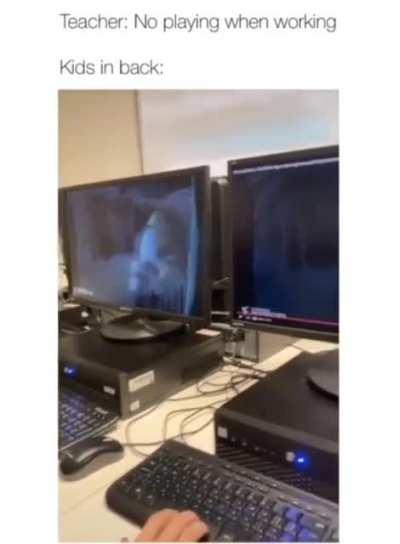 Dudes in the back of the class