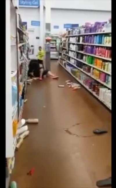 Absolute trashfire of a mother encourages her son to punch a woman