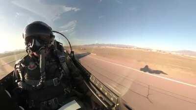 F-16 climb and it’s wingman “shadow”
