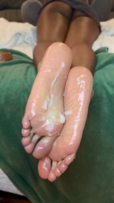 Cum loaded silky soft soles