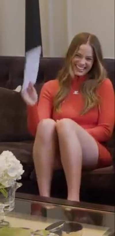 Margot laughing in a whisper challenge by Capital (January 2023)