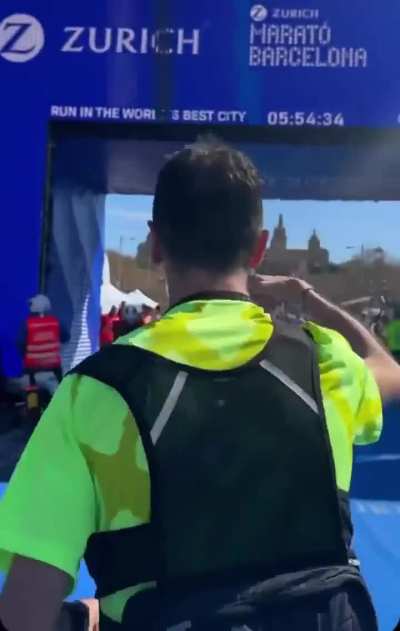 Alex Roca Campillo is the first person to finish a marathon with cerebral palsy
