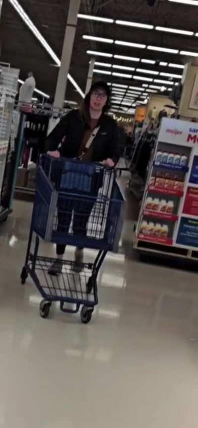 She was shocked lol but she loved it