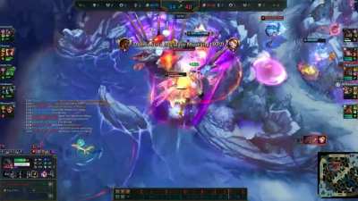 Taking 0 damage in a team fight