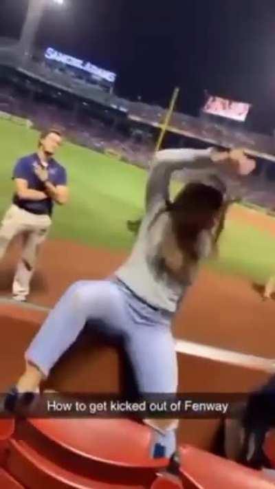 Hmc at a baseball game