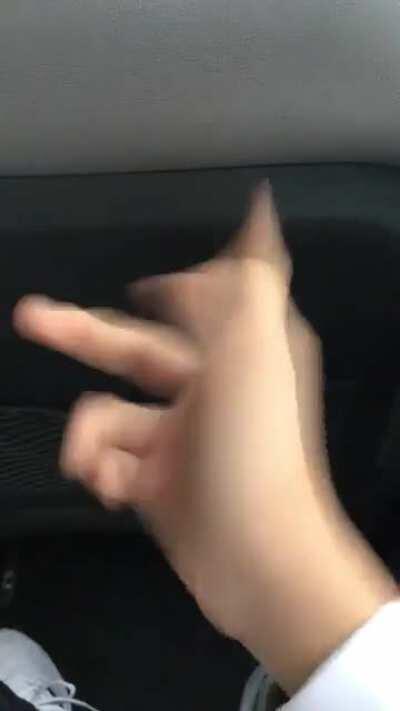 Forget guys in skirts, butterfly knives, or swords. Here’s my hand doing whatever the fuck this is