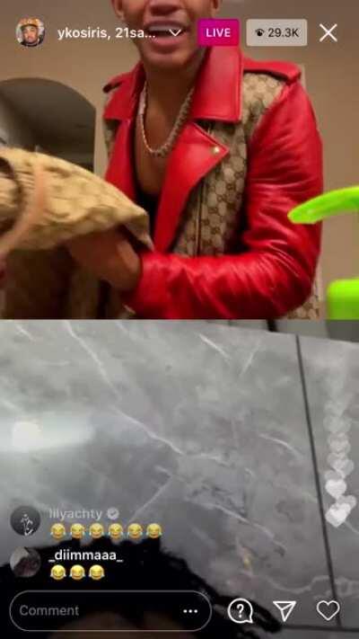 Bruce when he has his fashion shows 🤣