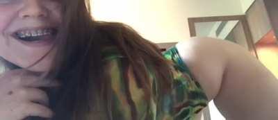 I wonder if any guys would like to use a bracefaced 18 y/o as their fuckdoll