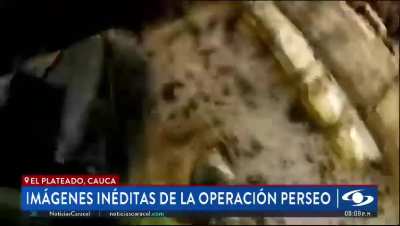 Exclusive images of the Pegasus operation currently being carried out by the Colombian army in El Plateado, Cauca (2024)