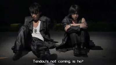 following up from my previous post, this scene in Kabuto episode 42 is where i saw the 