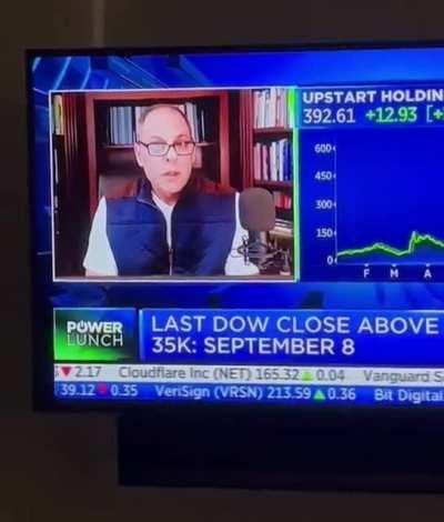 Dude pumping stocks on CNBC is asked what the company even does and acts as if he couldn't hear the question