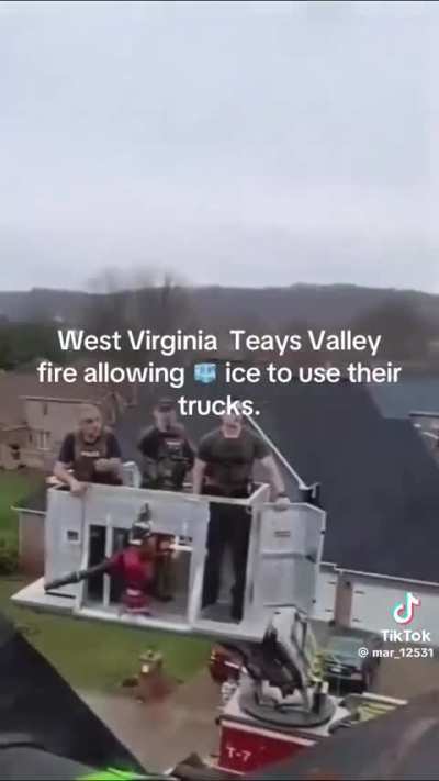 ICE using community firetrucks for non-emergency purposes