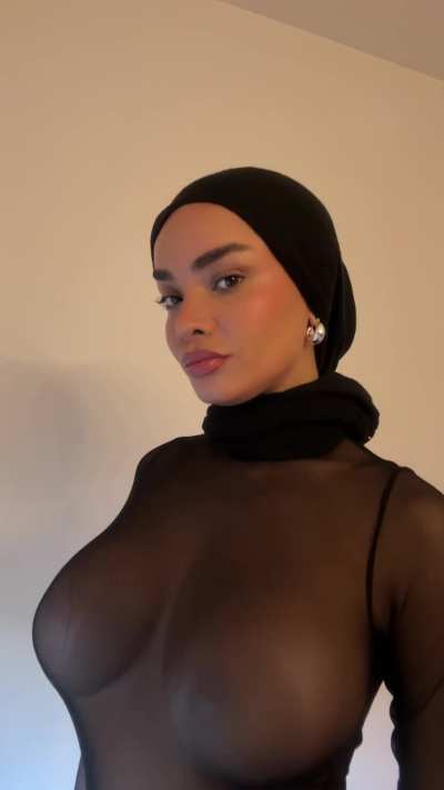 Is it haram when you fuck my tiny holes while I moan your name loudly with my hijab on?