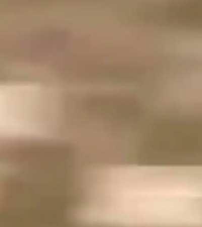 Guy puts too much fuel on the fire