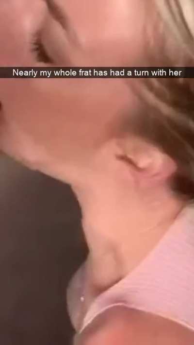 Your Slutty girlfriend is enjoying her College life