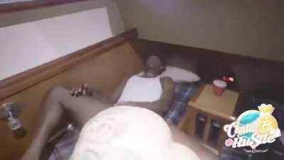 She was tryna switch positions 🤣🤣😭 #Full vids folder in comments 👇🏾