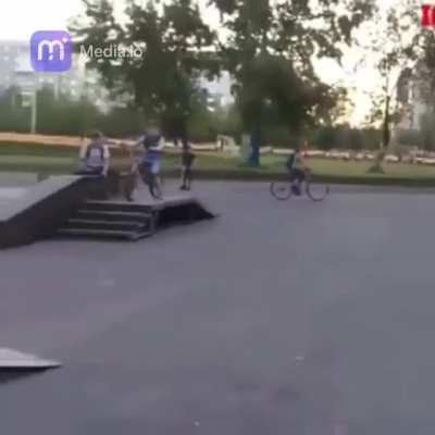 saved this kid from getting his face raped by the ground