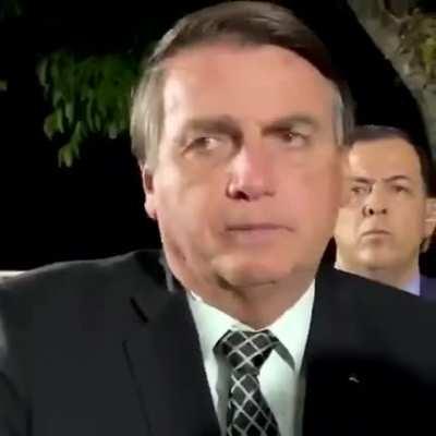 Brazilian President Jair Bolsonaro sad because Trump might lose the US elections