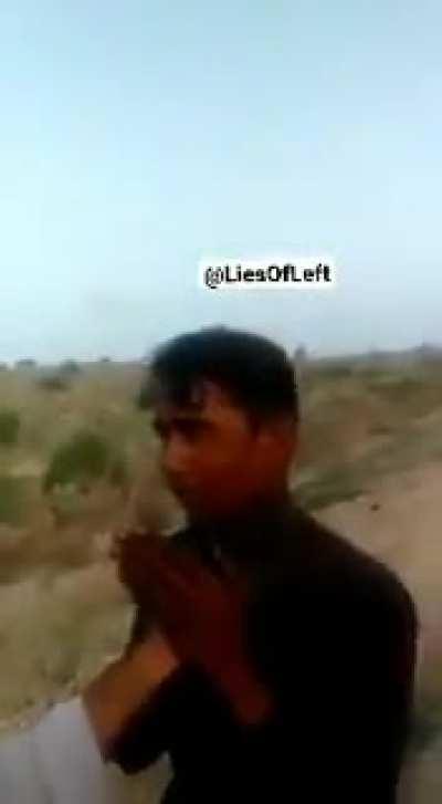 Pakistani Muslim forces Sindhi Hindu man to chant 