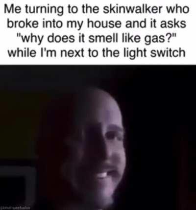 nostalgia critic turning his head slowly while fnaf music plays