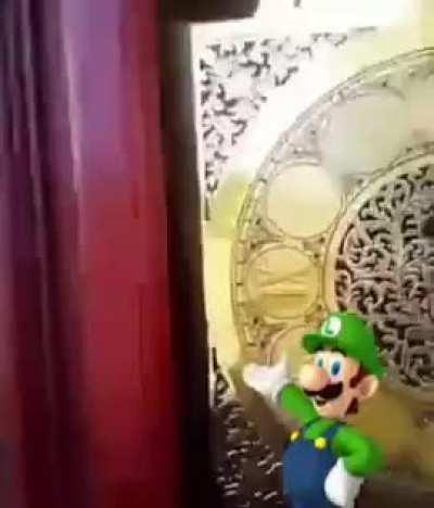 Luigi sells clocks now